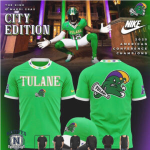 Tulane Green Wave Mardi Gras City Edition Jersey
