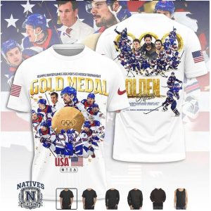 USA Hockey Olympic Winter Games Gold Medal Team T Shirt
