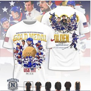 USA Hockey Olympic Winter Games Gold Medal Team T Shirt
