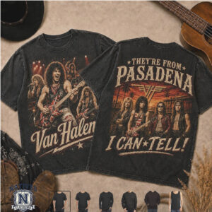 Van Halen Classic Rock Band Pasadena Concert Vintage T Shirt