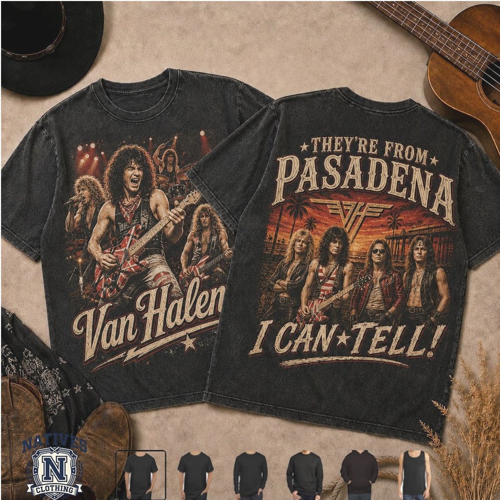 Van Halen Classic Rock Band Pasadena Concert Vintage T Shirt Van Halen Classic Rock Band Pasadena Concert Vintage T Shirt
