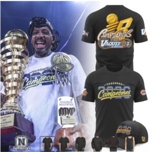 Vaqueros de Bayamon Basketball Champions MVP Black T Shirt