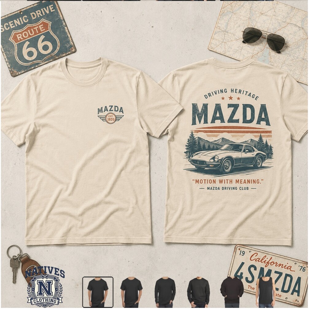 Vintage Mazda Sports Car Motion With Meaning Driving Club T Shirt Vintage Mazda Sports Car Motion With Meaning Driving Club T Shirt