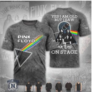 Vintage Pink Floyd Tour 50th Anniversary Stage Graphic T Shirt