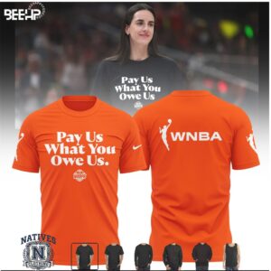 WNBA Basketball Pay Us What You Owe Us Statement T Shirt