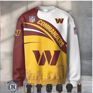 Washington Commanders City Skyline Graphic Hoodie