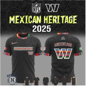 Washington Commanders Mexican Heritage NFL Football Jersey