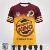 Washington Commanders Custom Name Commanders Is King Apparel Washington Commanders Custom Name Commanders Is King Apparel