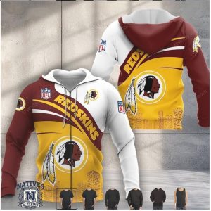 Washington Redskins Vintage Football Logo T Shirt Hoodie