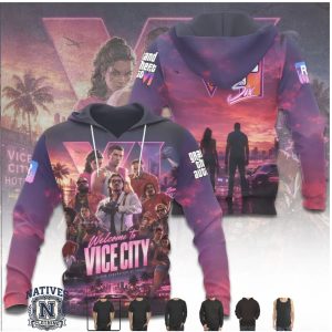 Welcome To Vice City GTA VI New Generation Chaos Graphic T Shirt