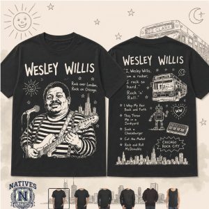 Wesley Willis Rock Over London Chicago Music Vintage T Shirt