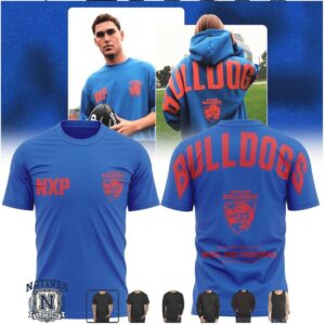 Western Bulldogs NXP Collaboration Blue Streetwear Fan T Shirt