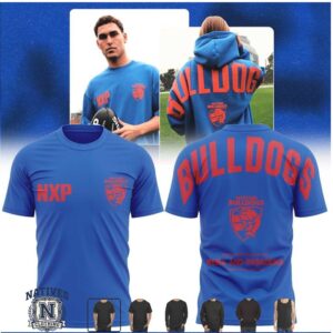 Western Bulldogs NXP Collaboration Blue Streetwear Fan T Shirt