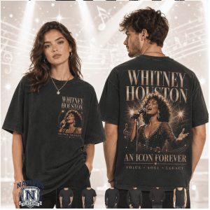 Whitney Houston Vintage Graphic Concert Tour T Shirt