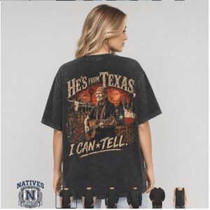 Willie Nelson Country Music Legend Vintage Texas Tour T Shirt