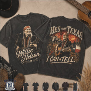 Willie Nelson Country Music Legend Vintage Texas Tour T Shirt