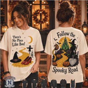 Wizard of Oz Spooky Road Follow the Yellow Brick T Shirt