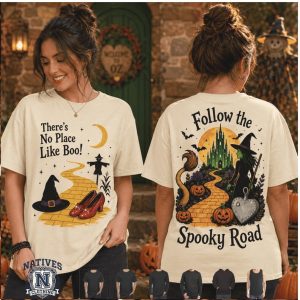 Wizard of Oz Spooky Road Follow the Yellow Brick T Shirt