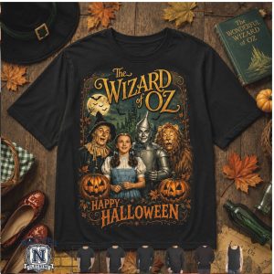 Wizard of Oz Yellow Brick Road Halloween Movie T Shirt