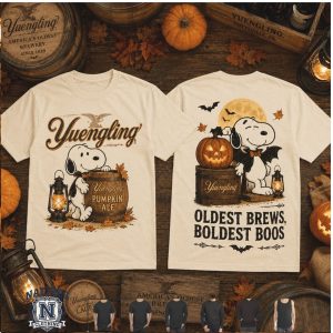 Yuengling Snoopy Pumpkin Ale Oldest Brews Boldest Boos Fall Beer T Shirt