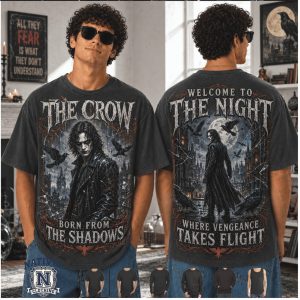 The Crow Gothic Dark Fantasy Raven Born From The Shadows T Shirt