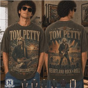 Tom Petty Heartland Rock And Roll Runnin Down A Dream T Shirt