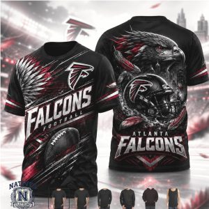 Atlanta Falcons Football Eagle Mascot Storm T Shirt