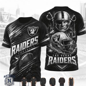 Las Vegas Raiders Helmet Raiders Football Team Graphic T Shirt