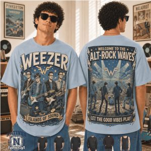 Weezer Alternative Rock Band Concert Islands Of Sound Vintage T Shirt