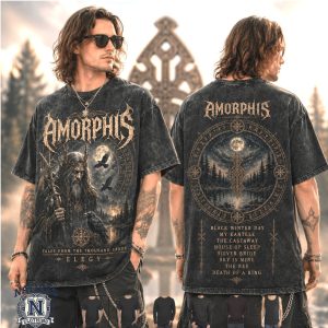 Amorphis Tales From The Thousand Lakes Metal Band Graphic T Shirt