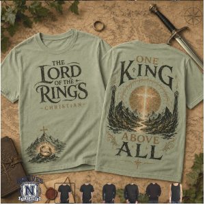 Lord Of The Rings Christian One King Above All Religious T Shirt