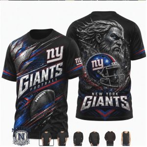 New York Giants Helmet Football Team Graphic Men Women T Shirt