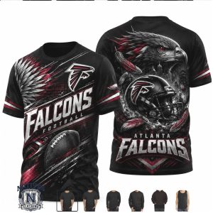 Atlanta Falcons Football Eagle Mascot Storm T Shirt
