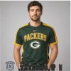 Green Bay Packers Football Helmet Graphic Performance T Shirt Green Bay Packers Football Helmet Graphic Performance T Shirt