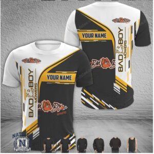 Bad Boy Mowers Custom Name Racing Style T Shirt