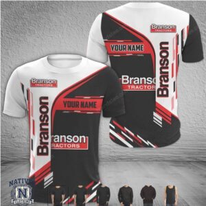 Branson Tractor Racing Personalized Name T Shirt