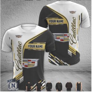 Cadillac Luxury Car Logo Custom Name T Shirt