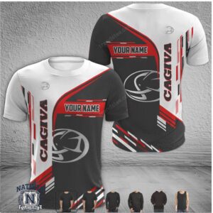 Cagiva Custom Name Racing Graphic T Shirt