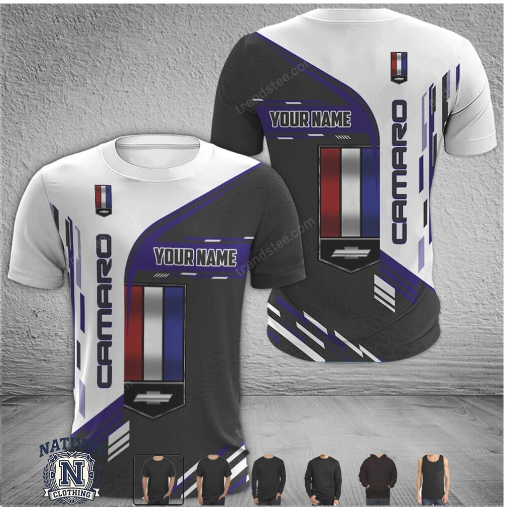 Camaro Logo Racing Team Custom Name Sports T Shirt Camaro Logo Racing Team Custom Name Sports T Shirt