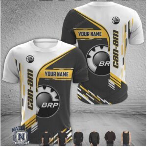 Can Am Logo Custom Name Racing Sport T Shirt