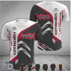 Citroen French Car Custom Name Performance T Shirt