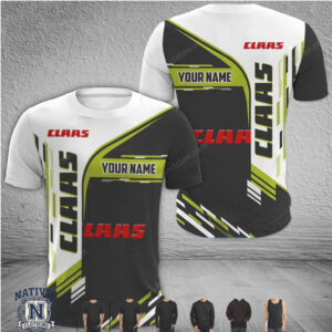 Claas Farming Equipment Logo Personalized Racing T Shirt