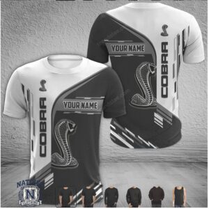 Cobra Snake Custom Name Racing Sportswear T Shirt