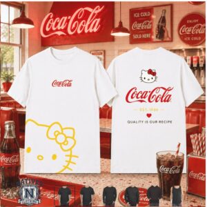 Coca Cola Hello Kitty Ice Cold Classic T Shirt