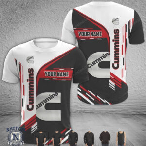 Cummins Diesel Engine Mechanic Custom Name Trucker T Shirt