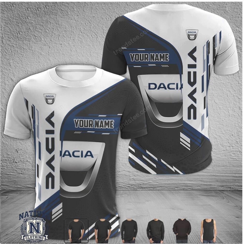 Dacia Car Racing Custom Name Graphic T Shirt Dacia Car Racing Custom Name Graphic T Shirt