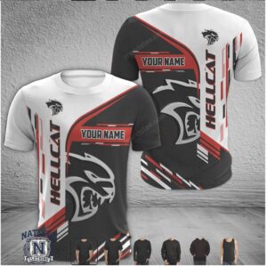 Dodge Hellcat Custom Name Racing Muscle Car T Shirt