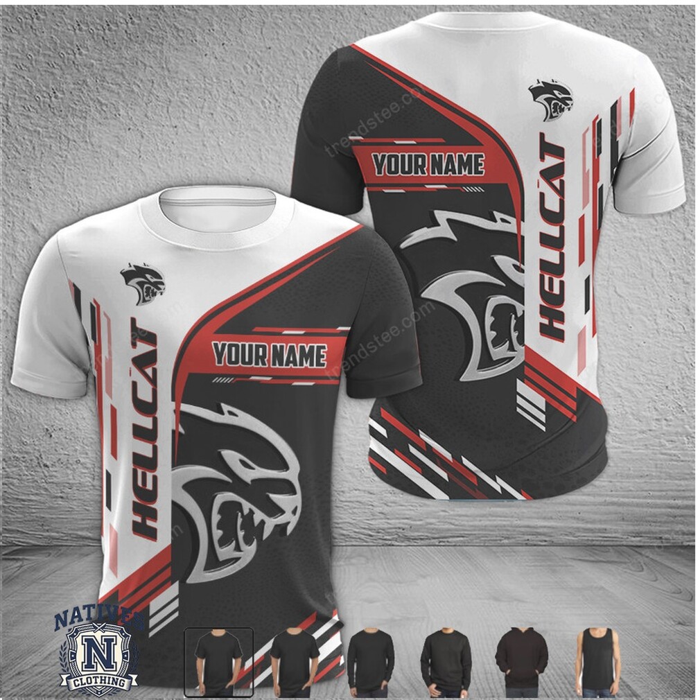 Dodge Hellcat Custom Name Racing Muscle Car T Shirt Dodge Hellcat Custom Name Racing Muscle Car T Shirt
