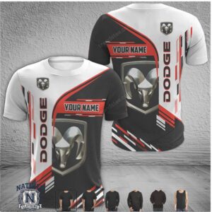 Dodge Ram Truck Custom Name Performance T Shirt