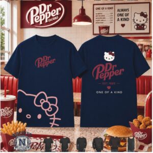 Dr Pepper Hello Kitty One Of A Kind Soda T Shirt